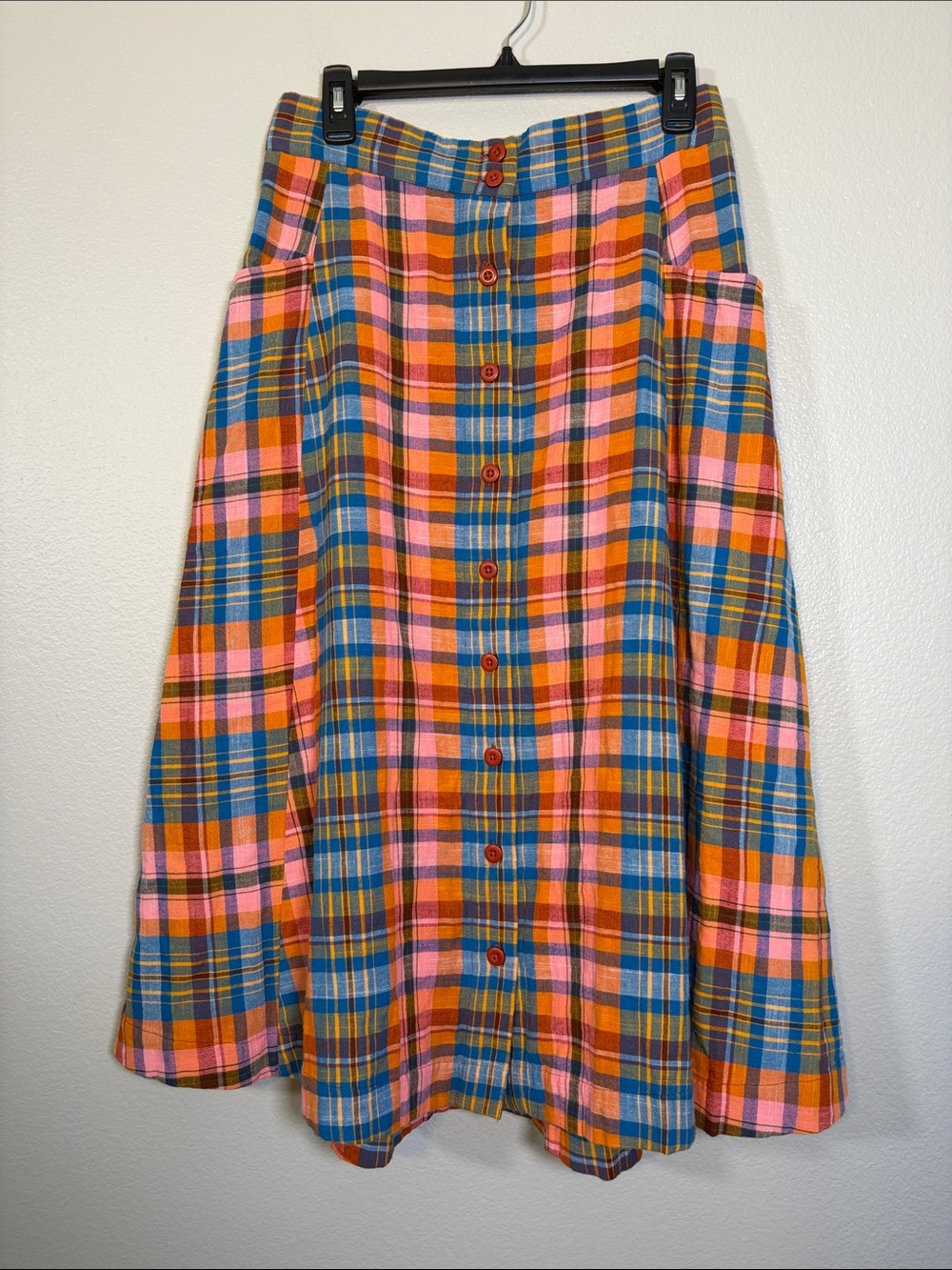 Ace & Jig Bo Skirt in Plaid Multi - M